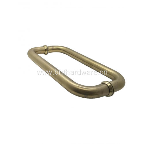 stainless steel glass door pull handle